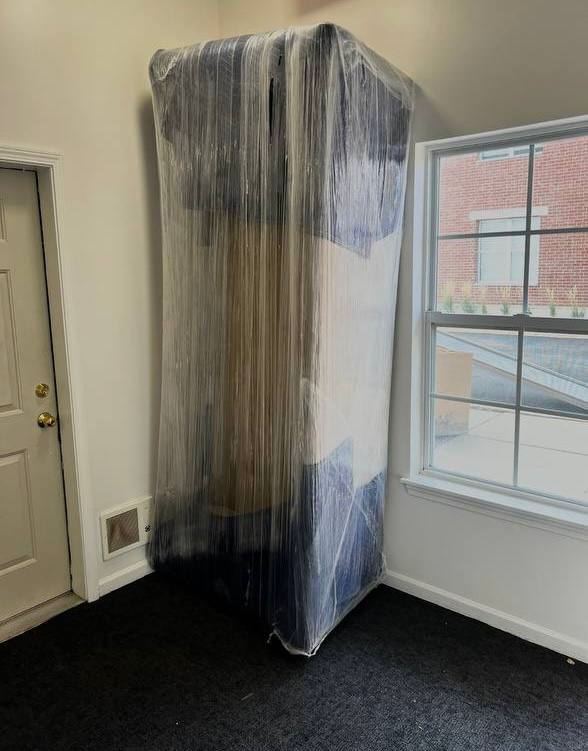 Large wrapped furniture or appliance